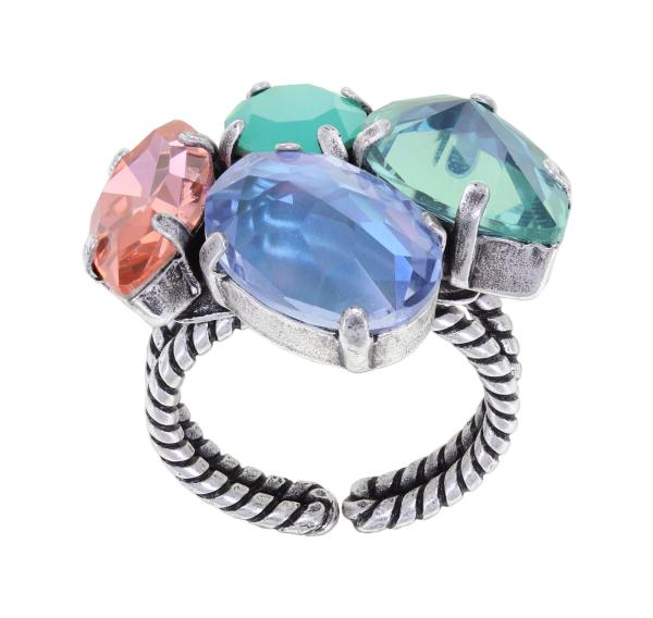 Pastel Multi - Afternoon Tea de Luxe - Konplott ring